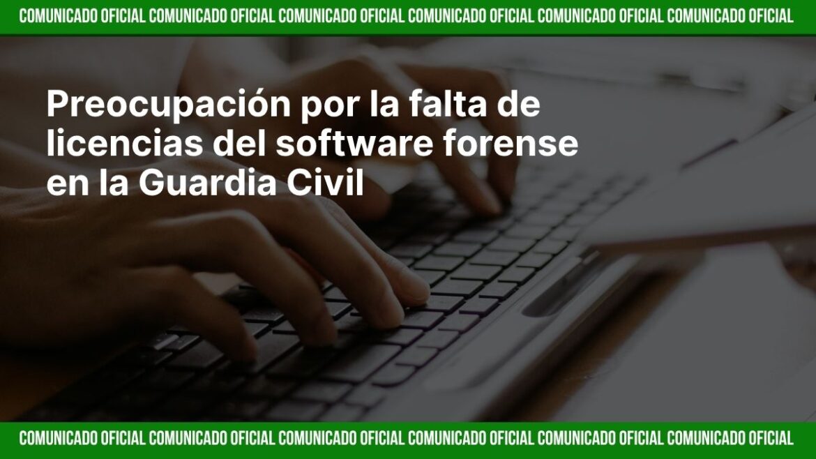 Miembros de la Policía Judicial trabajando en análisis forense digital con software especializado como Cellebrite