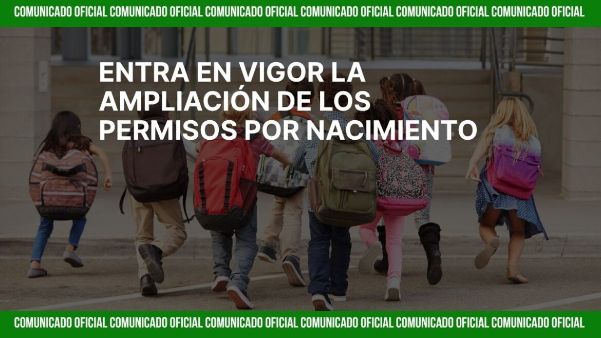 Manifestación de padres y madres reclamando igualdad en los permisos por nacimiento tras el nuevo decreto del Gobierno en 2025