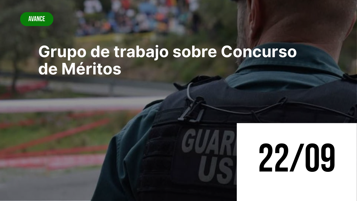 Reunión de JUCIL en la Dirección General de la Guardia Civil sobre concurso de méritos para la provisión de destinos.