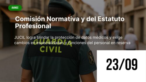 Comisión Normativa del Consejo de la Guardia Civil celebrada el 23 de septiembre de 2025 con la participación de JUCIL.