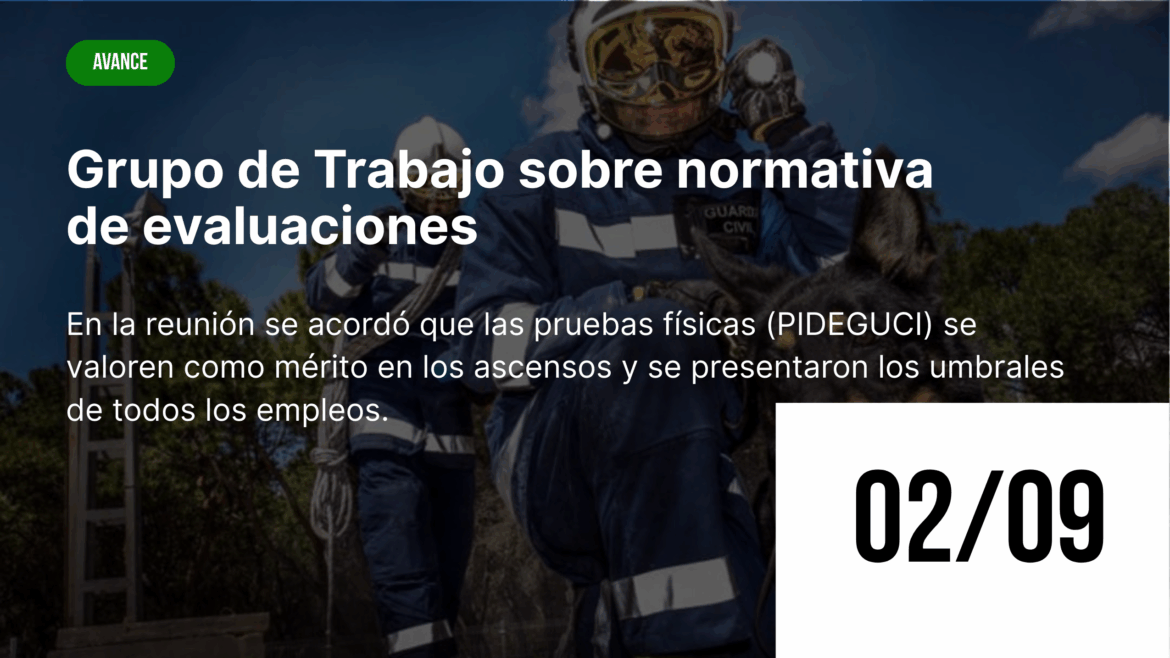 Reunión de JUCIL en el Grupo de Trabajo sobre Normativa de Evaluaciones junto a representantes de la DGGC.
