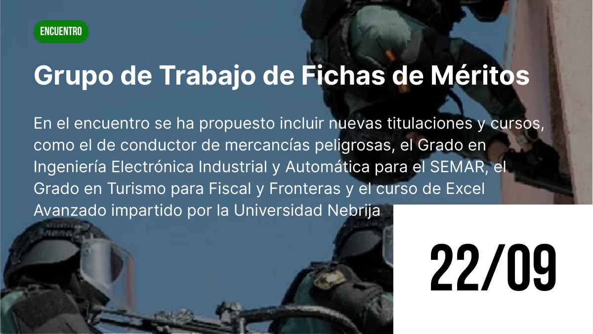 Reunión entre la DGGC y asociaciones profesionales para valorar cambios en la Orden General 12/2021 sobre provisión de destinos.